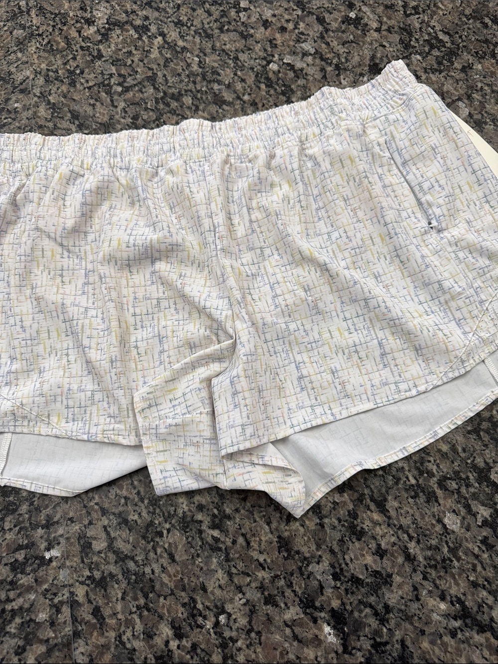 CALIA by Carrie Underwood mid rise infinity Light Multi-Pattern Athletic Shorts - Picture 14 of 15